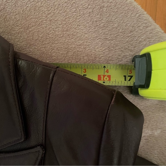 Gabriel Collection Genuine Leather Purple-Brown Jacket. Thinsulated Lining. - Picture 7 of 13